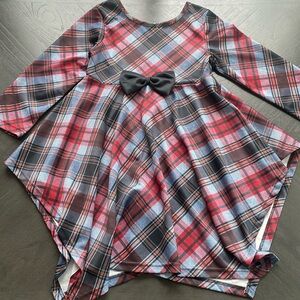 Plaid handkerchief dress